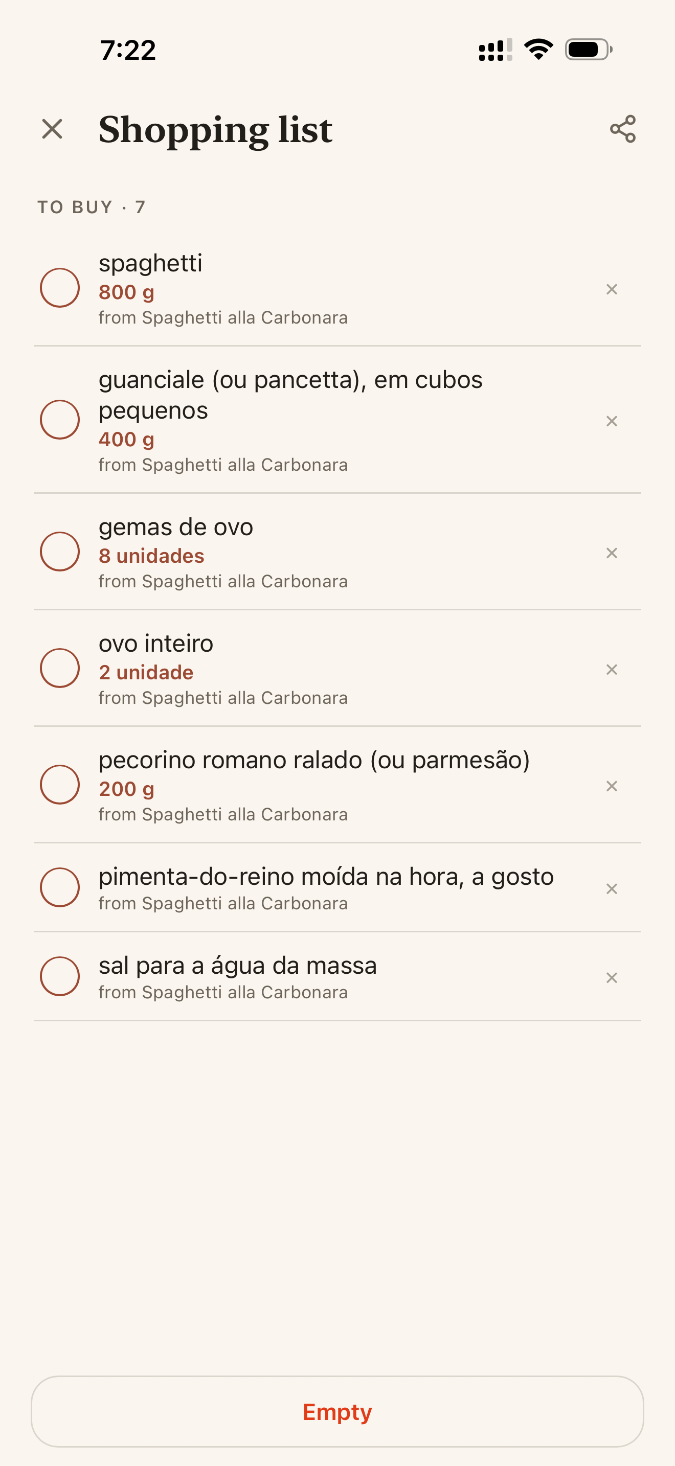 Nonno: Recipe Keeper screenshot 6