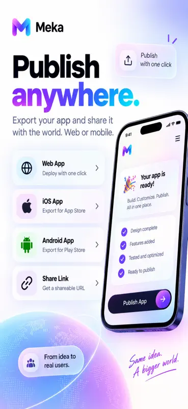 Meka: AI App Builder & Maker screenshot 4 of 8
