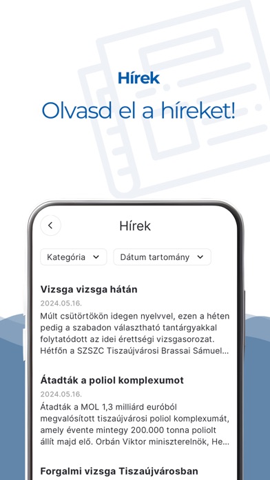 CityApp Tiszaújváros Screenshot