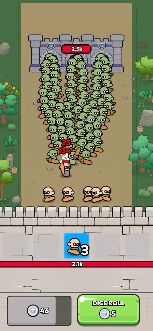 Screenshot #2 pour Castle Dice Heroes: Roguelike