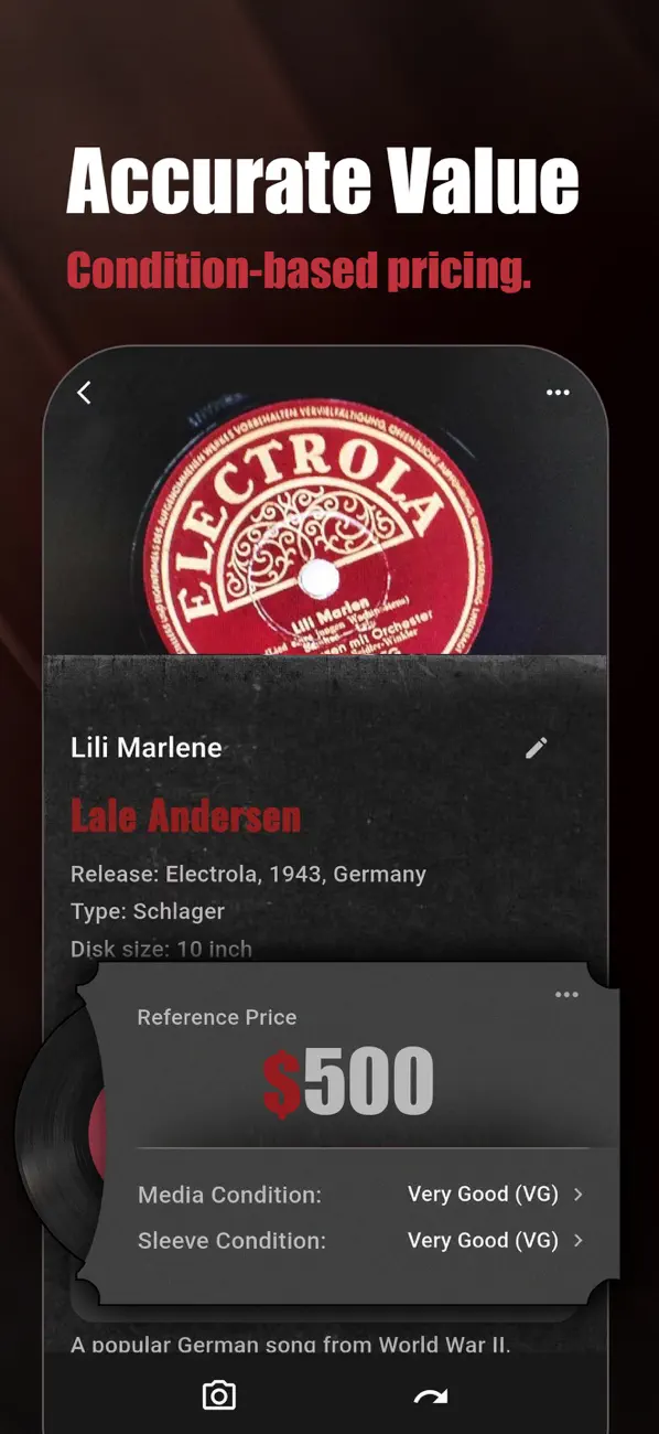 #2. Vinyl Snap: Record Scanner (iOS) Ved: Blueberry Web Solutions Pvt. Ltd