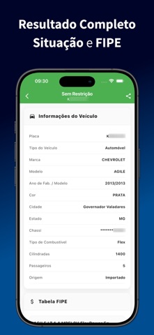 Consulta Placa Veículo e Fipe iPhone screenshot