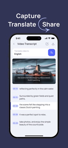 Video Translator: Voice & AI iPhone screenshot