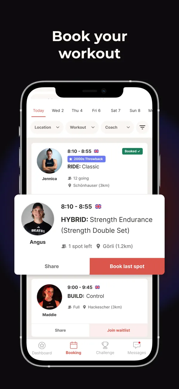 Screenshot #2 pour BEAT81: Dynamic Group Workouts