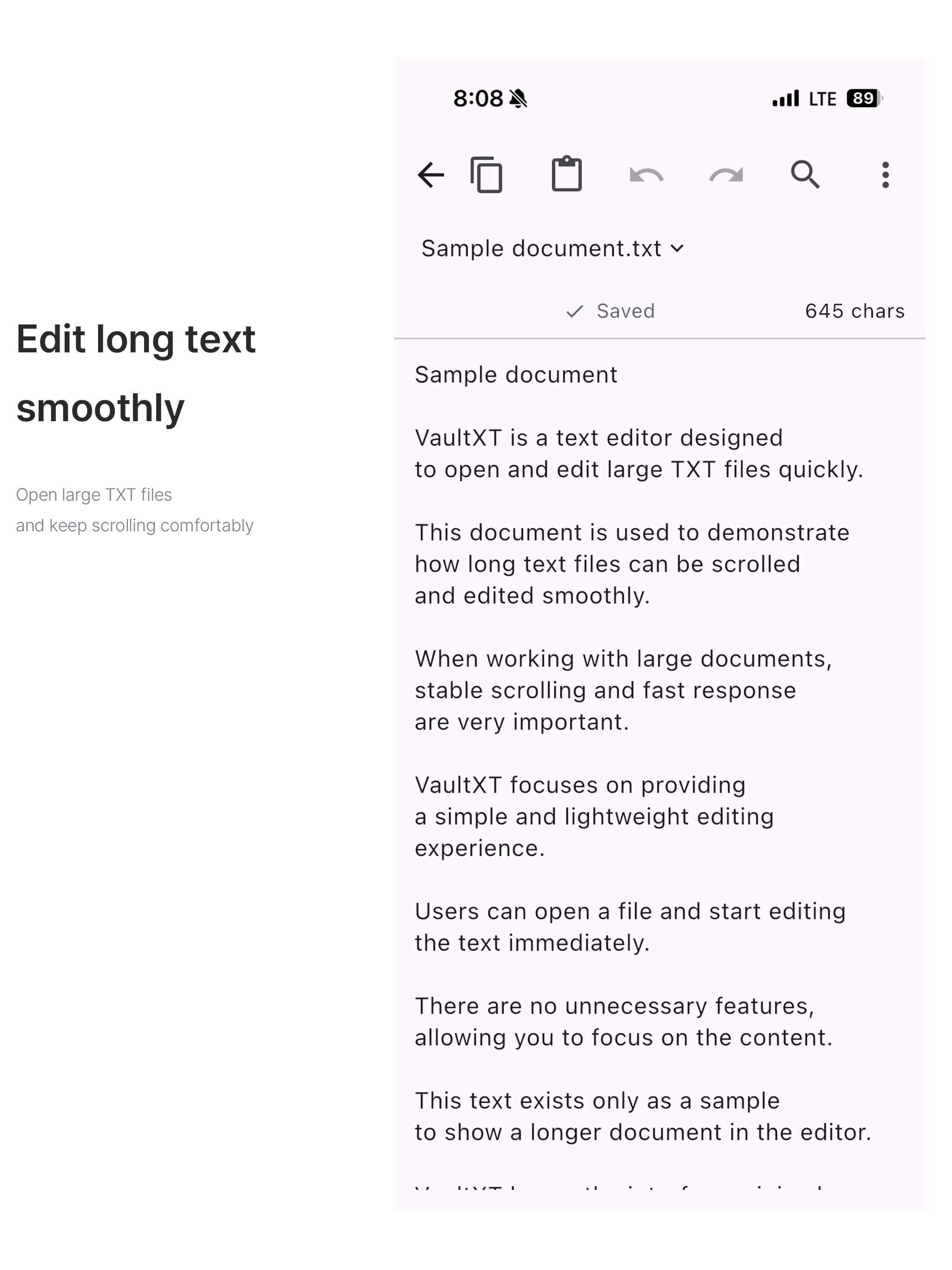 VaultXT - TXT Editor screenshot 6