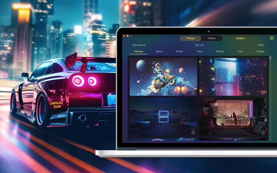 #1. Wallpaper X: Live Wallpaper HD (macOS) Oleh: 志勇 吴