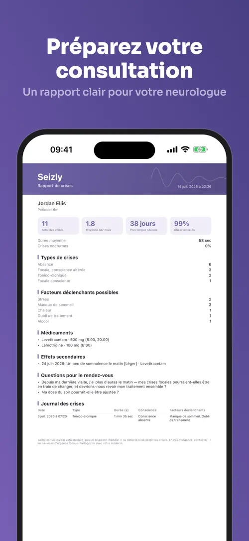 Seizly sur iPhone : capture d’écran 6 sur 7