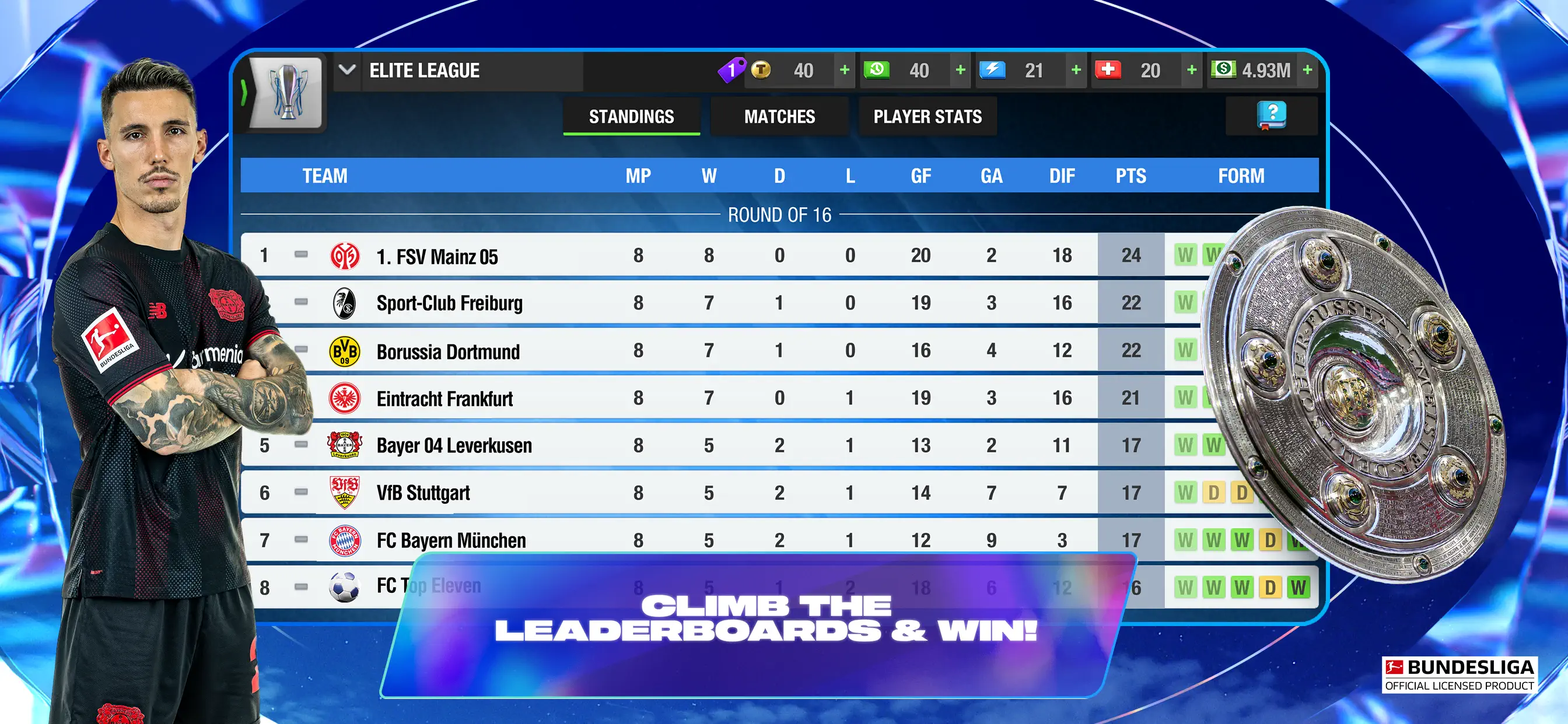 #6. Top Eleven Be a Soccer Manager (iOS) Von: Nordeus