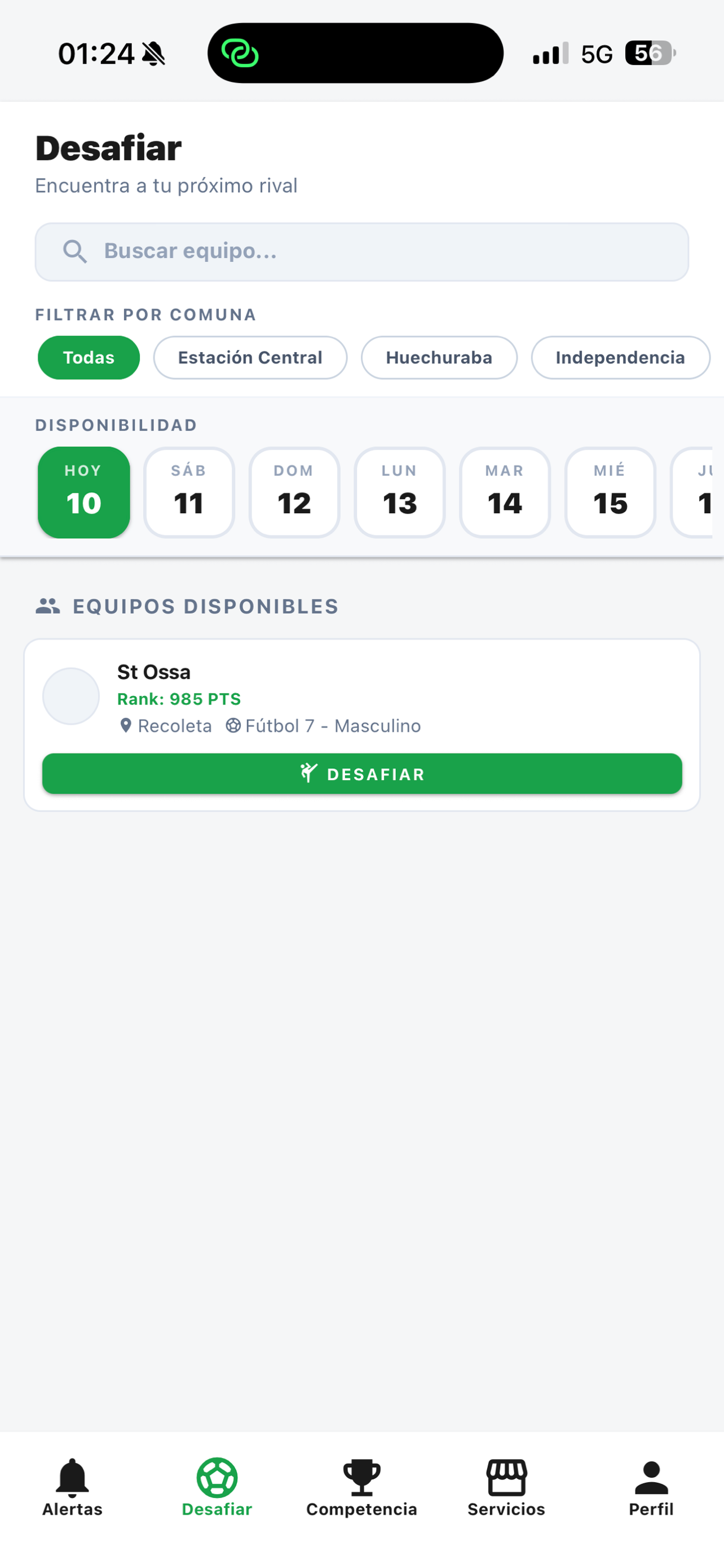 FutGol App screenshot 4