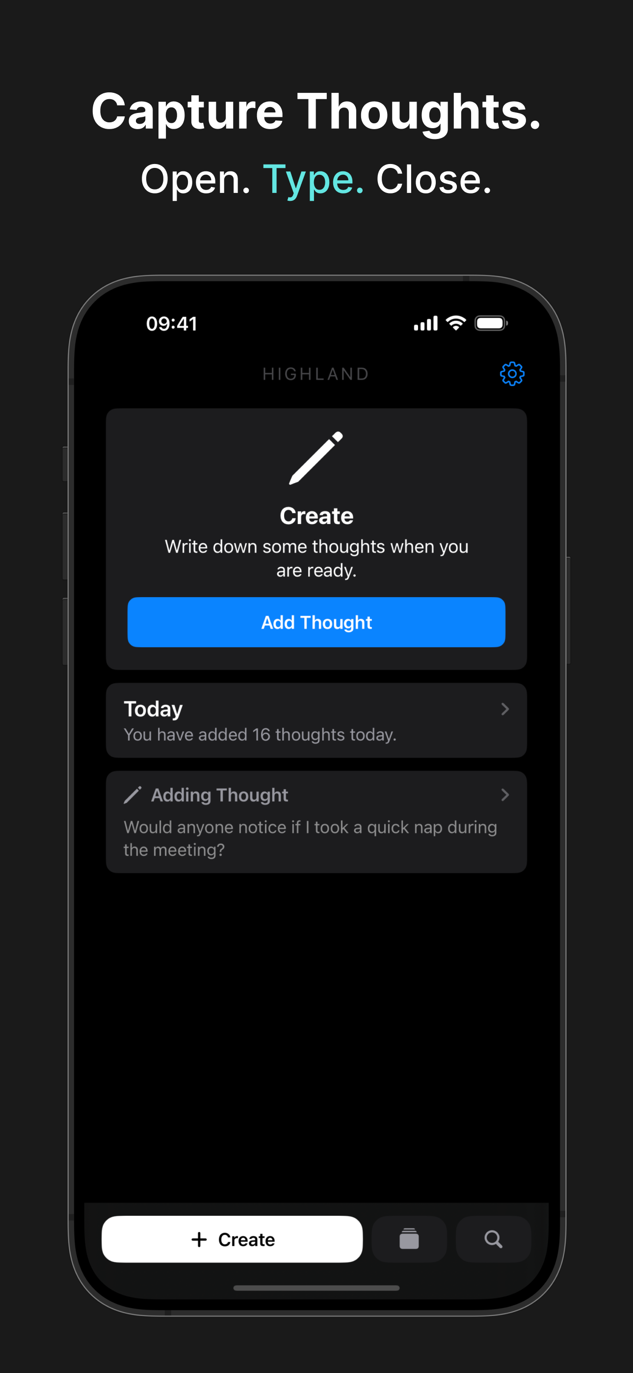 Highland - Capture Thoughts