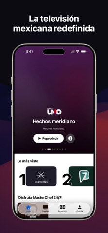 TV Mexicana - En Vivo iPhone screenshot 1