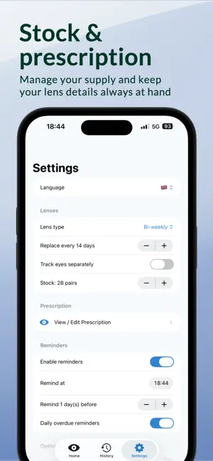 Lensday: Lens Wear Tracker screenshot 4