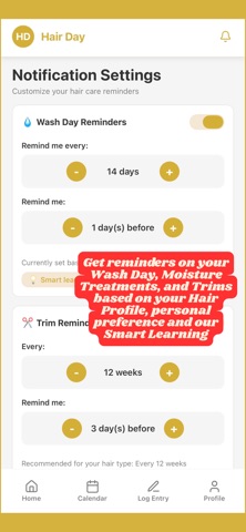 Hair Day App iPhone screenshot