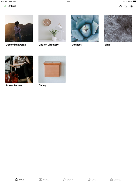 Antioch Church NC app screenshot 2