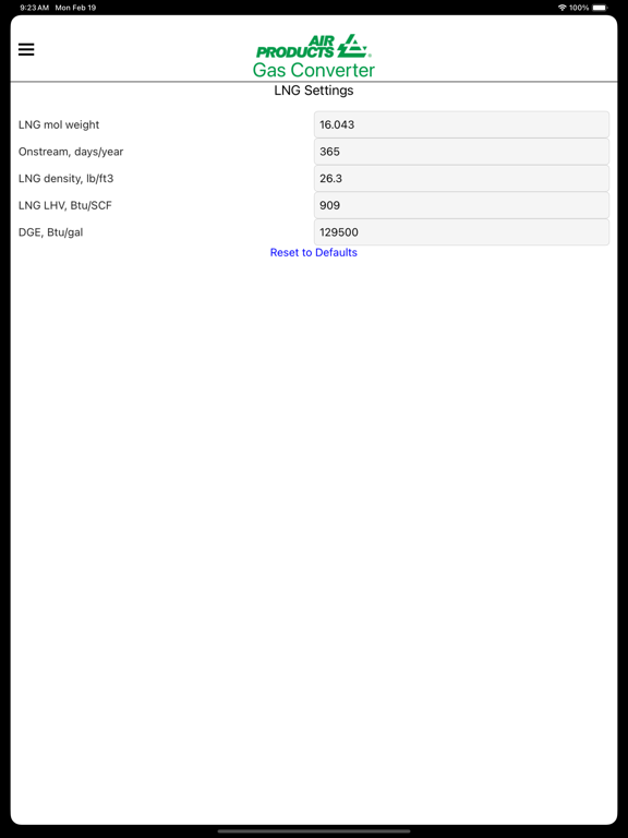 Screenshot #5 pour Air Products Gas Converter