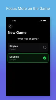 pickleball score-keeper iphone capturas de pantalla 3