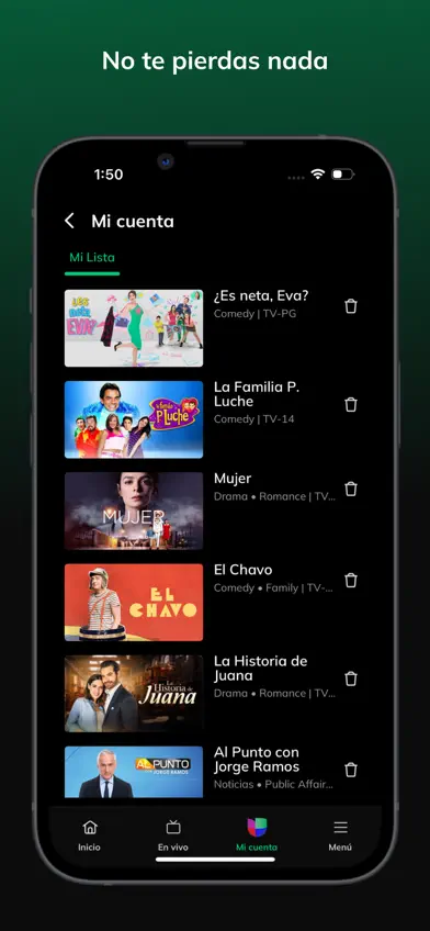 Univision App screenshot 4