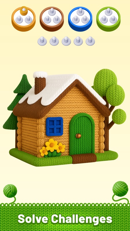 Yarn Sort Master 3D screenshot 1