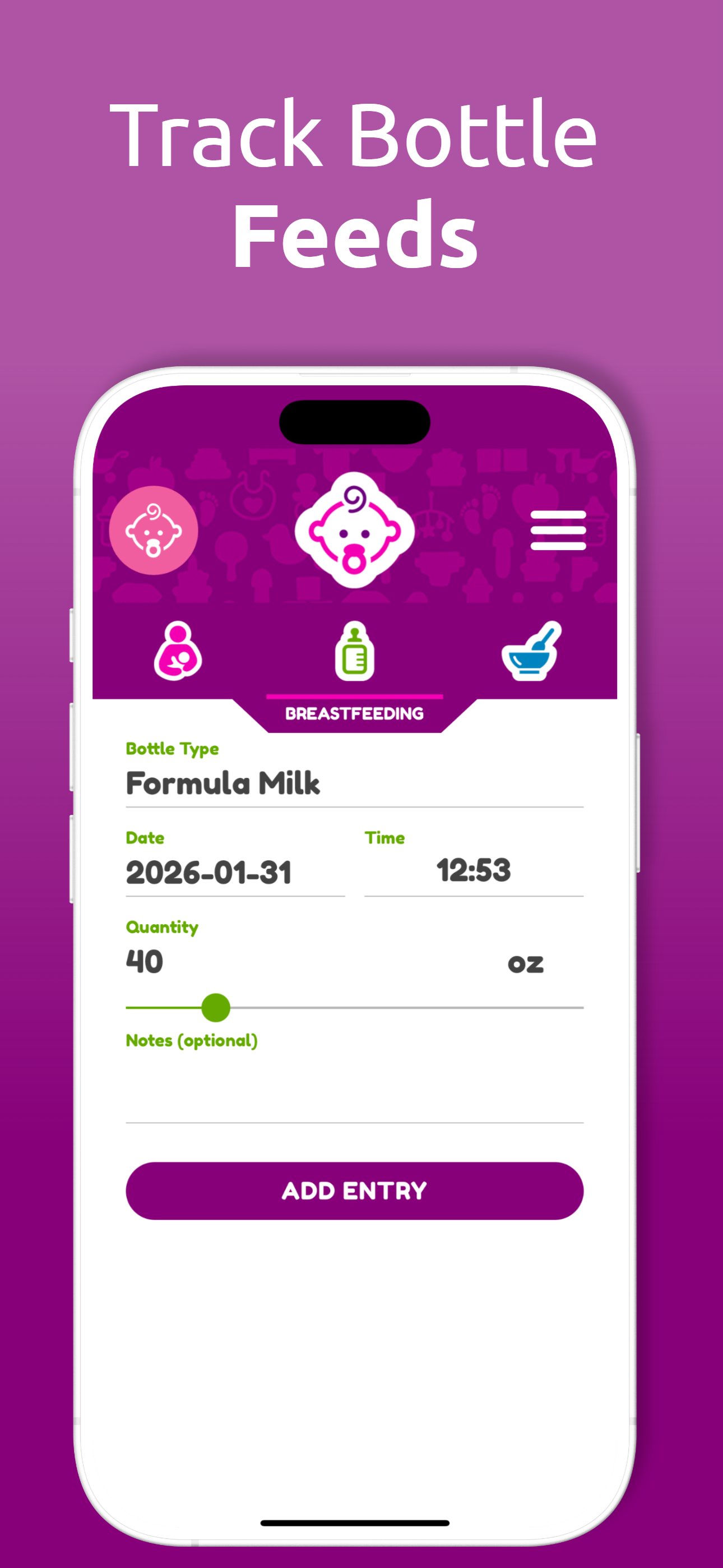 Breastfeeding Baby Tracker