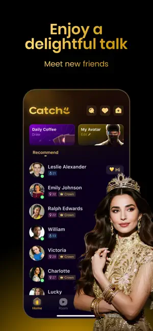 Catchii-Voice party Rooms screenshot 1
