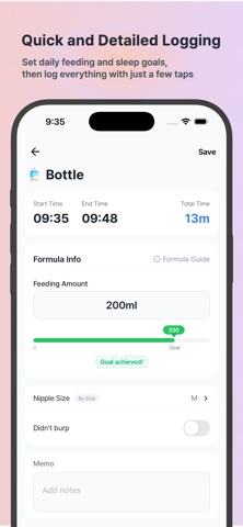 BebeNote - Baby Tracker screenshot