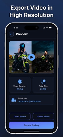 Video Merge-Video Joiner iPhone screenshot