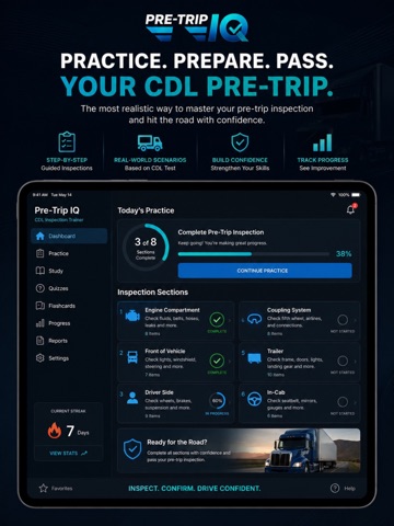 Pre-Trip: CDL Inspection iPad screenshot