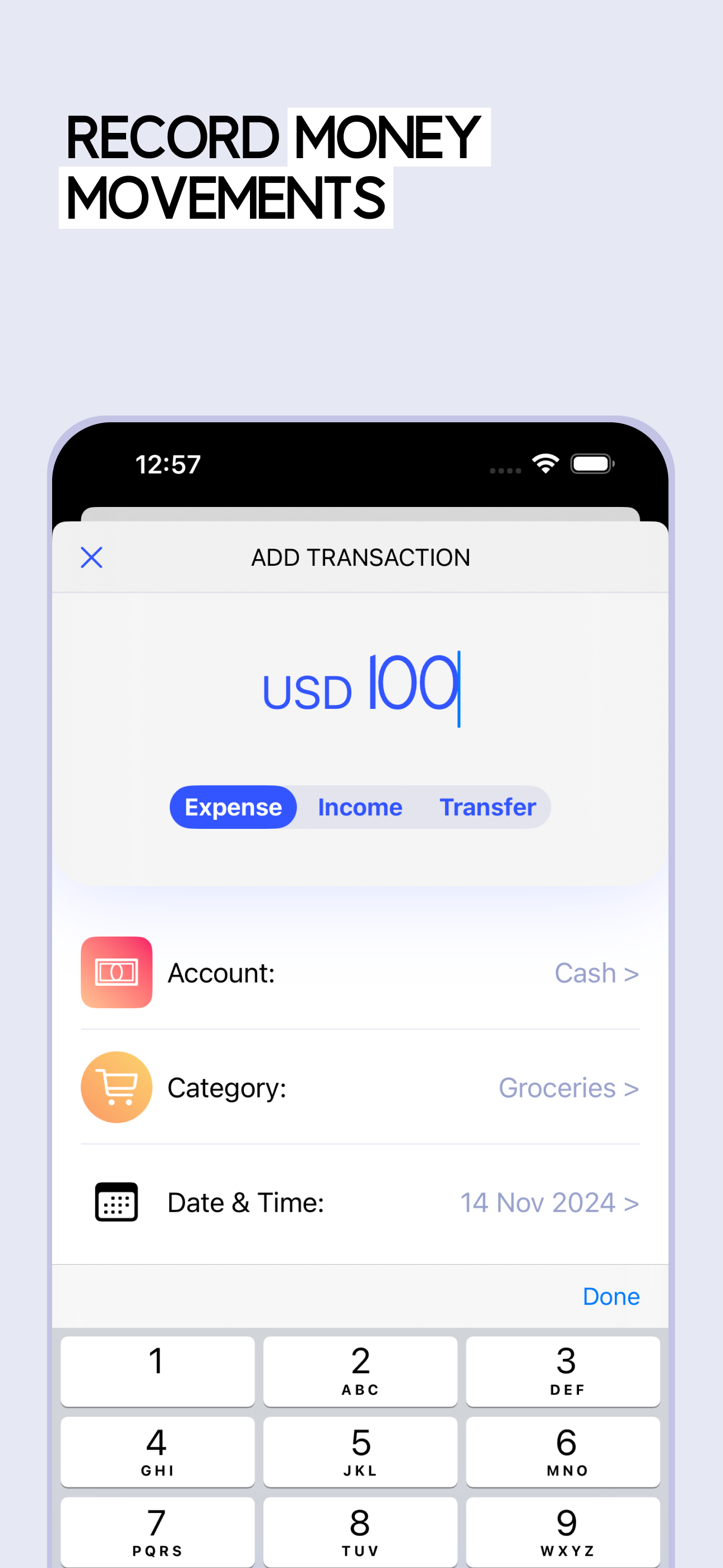 Wealthy: Finance & Budgeting screenshot 3
