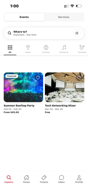 Eventtree screenshot 1