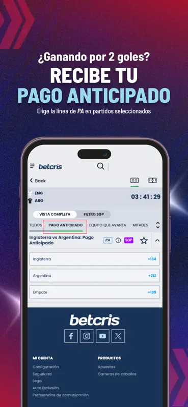 Betcris - apuestas y casino screenshot 4 of 8