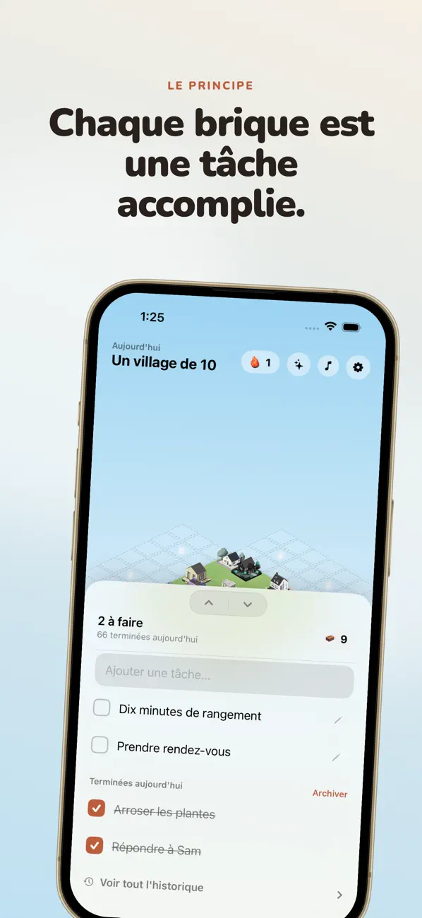 Screenshot #2 pour 3Tasks: Daily Task Manager