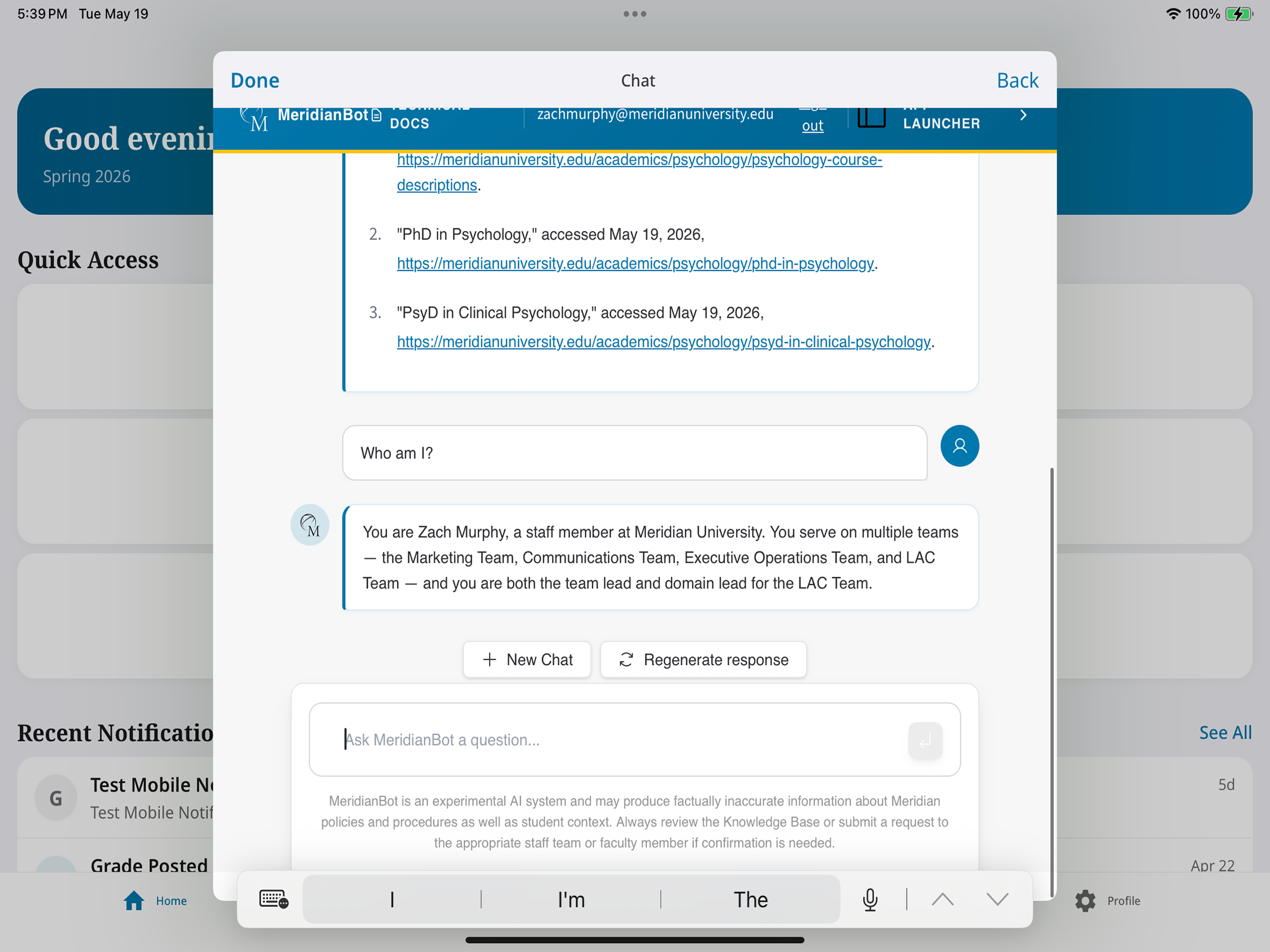 MeridianU screenshot 17