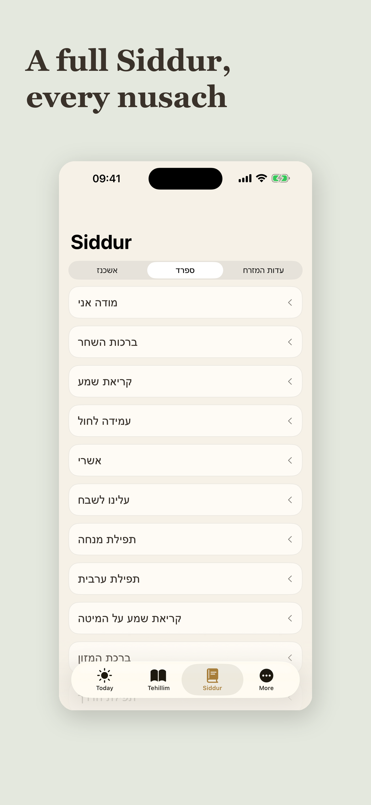 Tehillim & Siddur screenshot 4