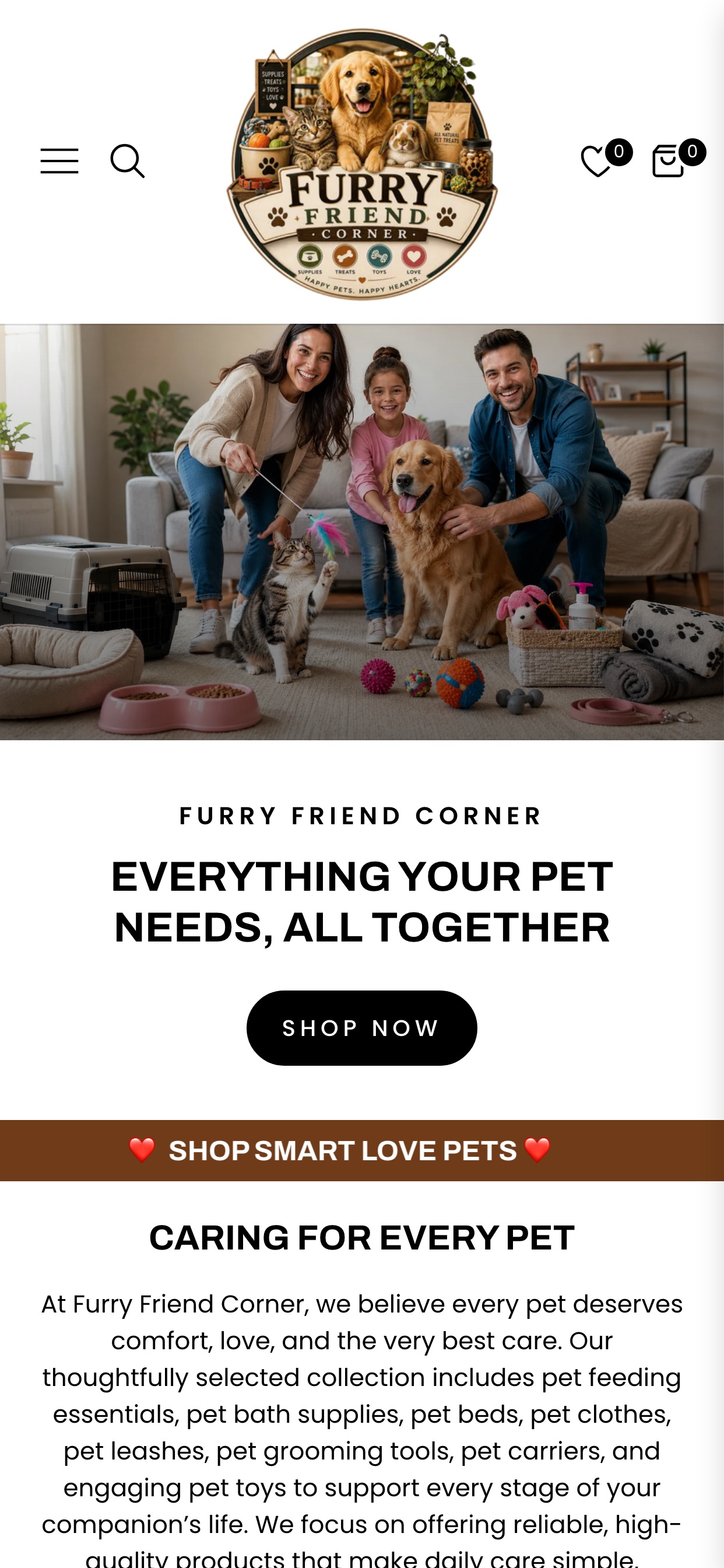 Screenshot 1 of Furry Friend Corner
