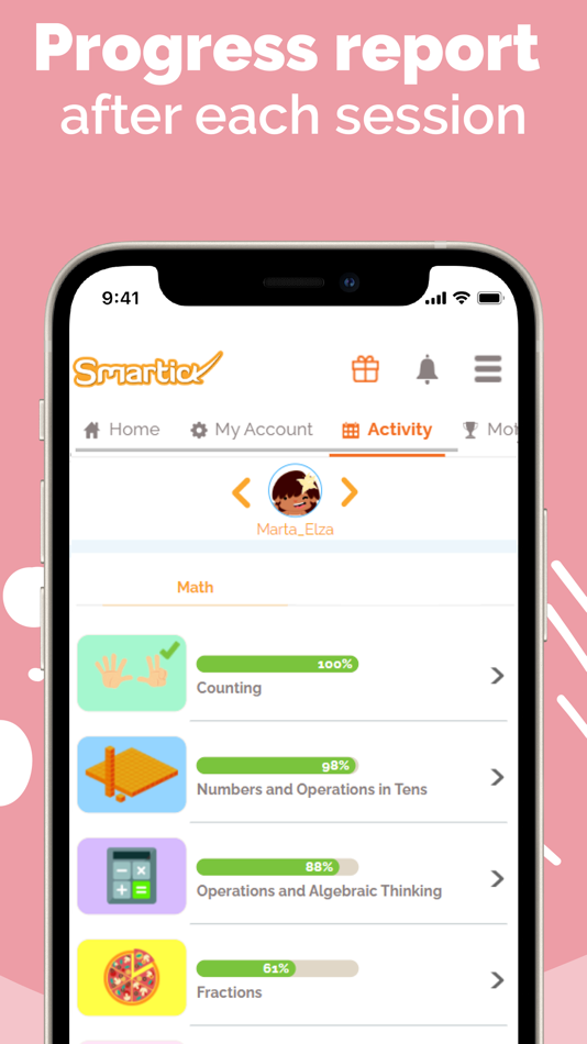 #5. Smartick Kids Learn Math (iOS) Podle: Smartick