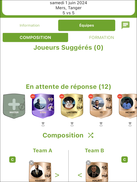 KORA ZONE - Match & Tournament iPad screenshot 7 - Sports app