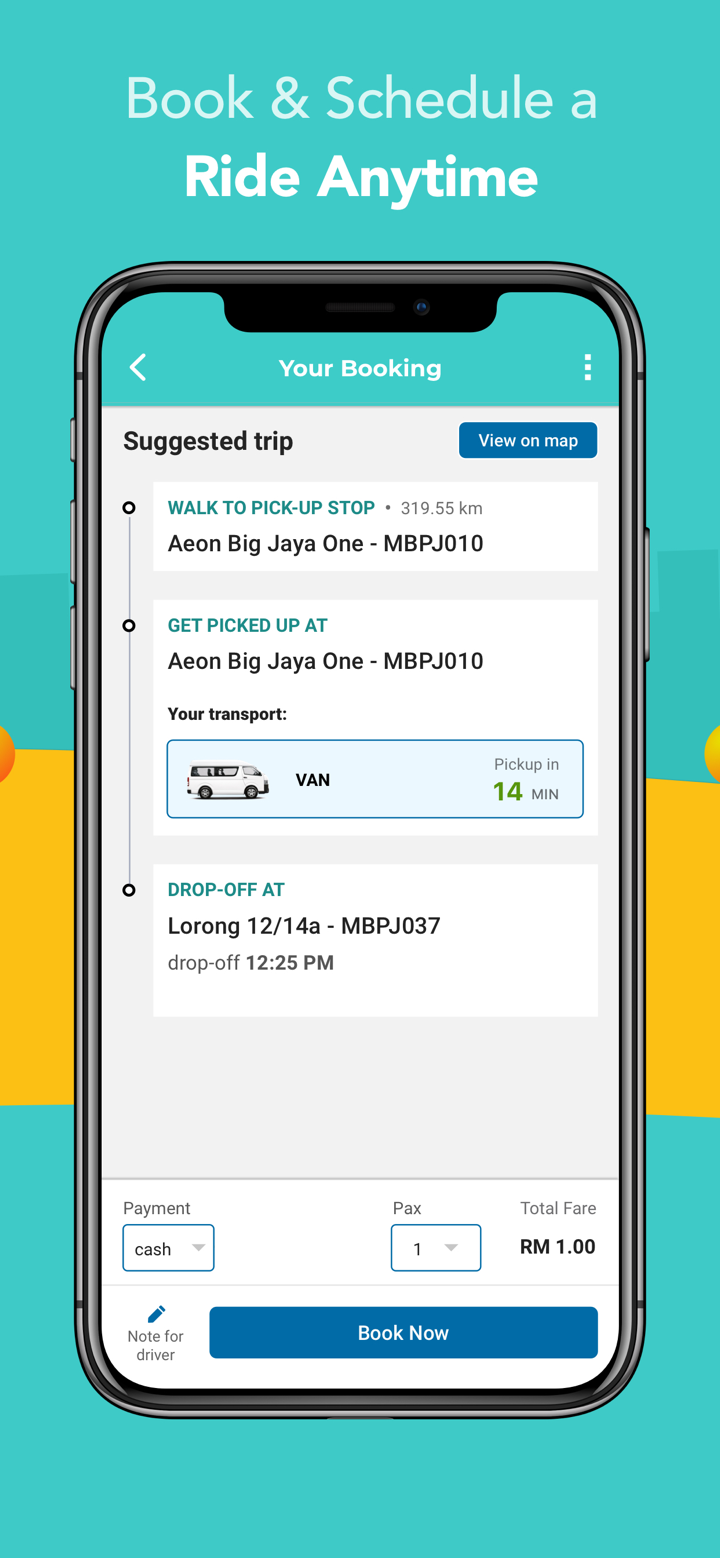 Kummute - Ride-pooling app screenshot 5