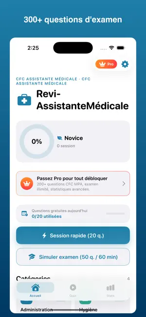 Revi-Assist. Méd. – QCM CFC screenshot 1