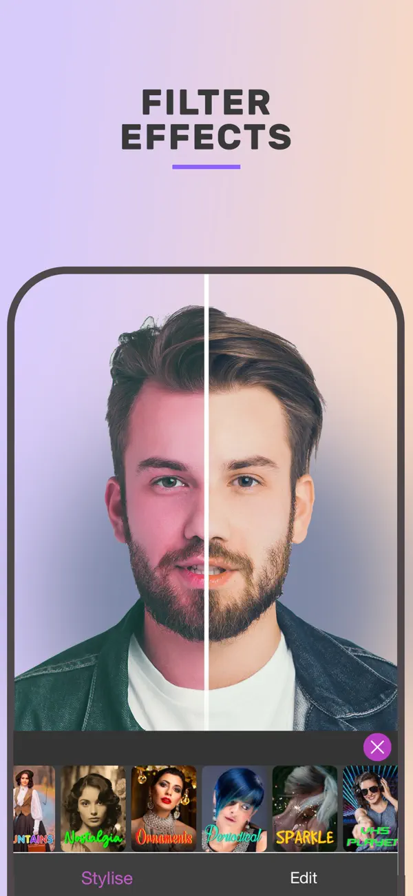 #6. Man Hair Mustache Beard Style (iOS) Przez: Neeraj .