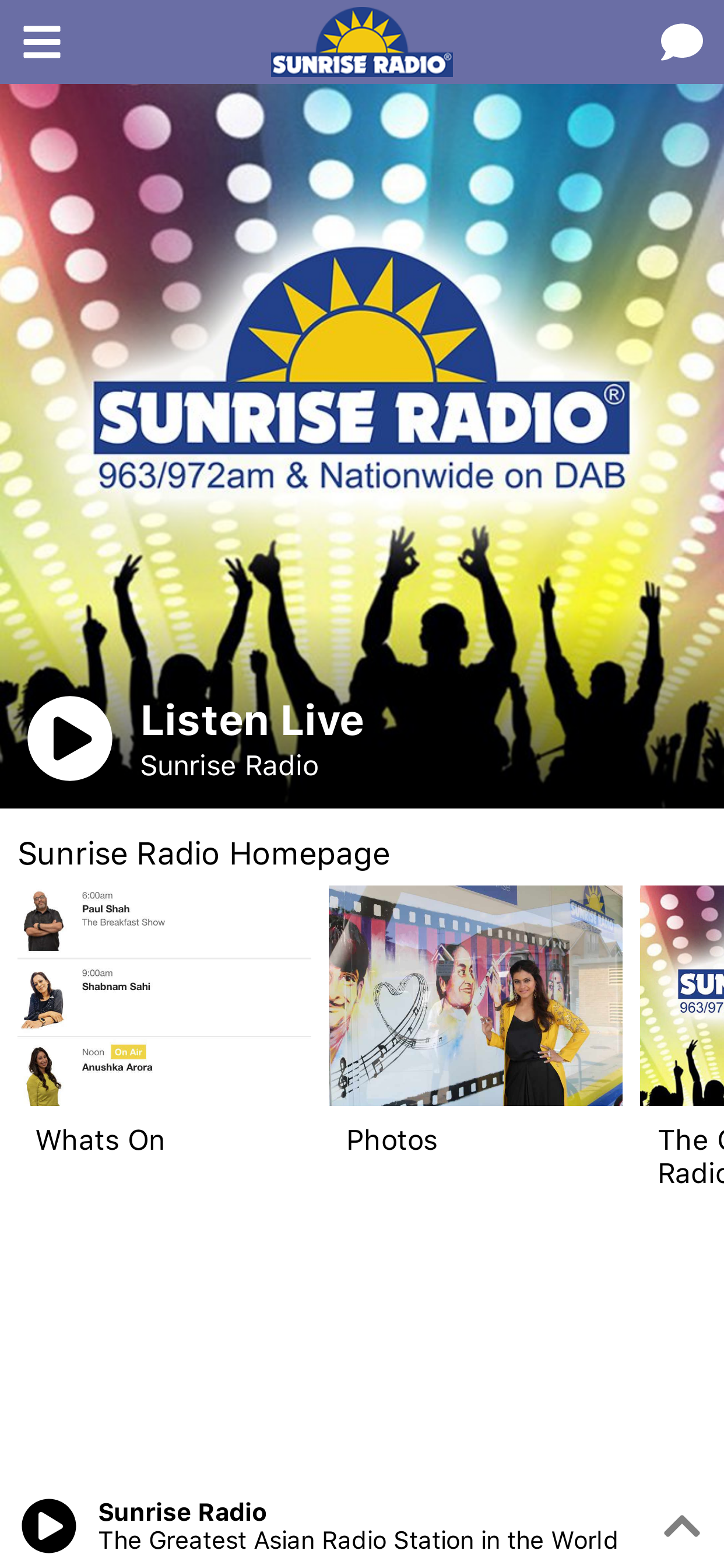 Sunrise Radio National
