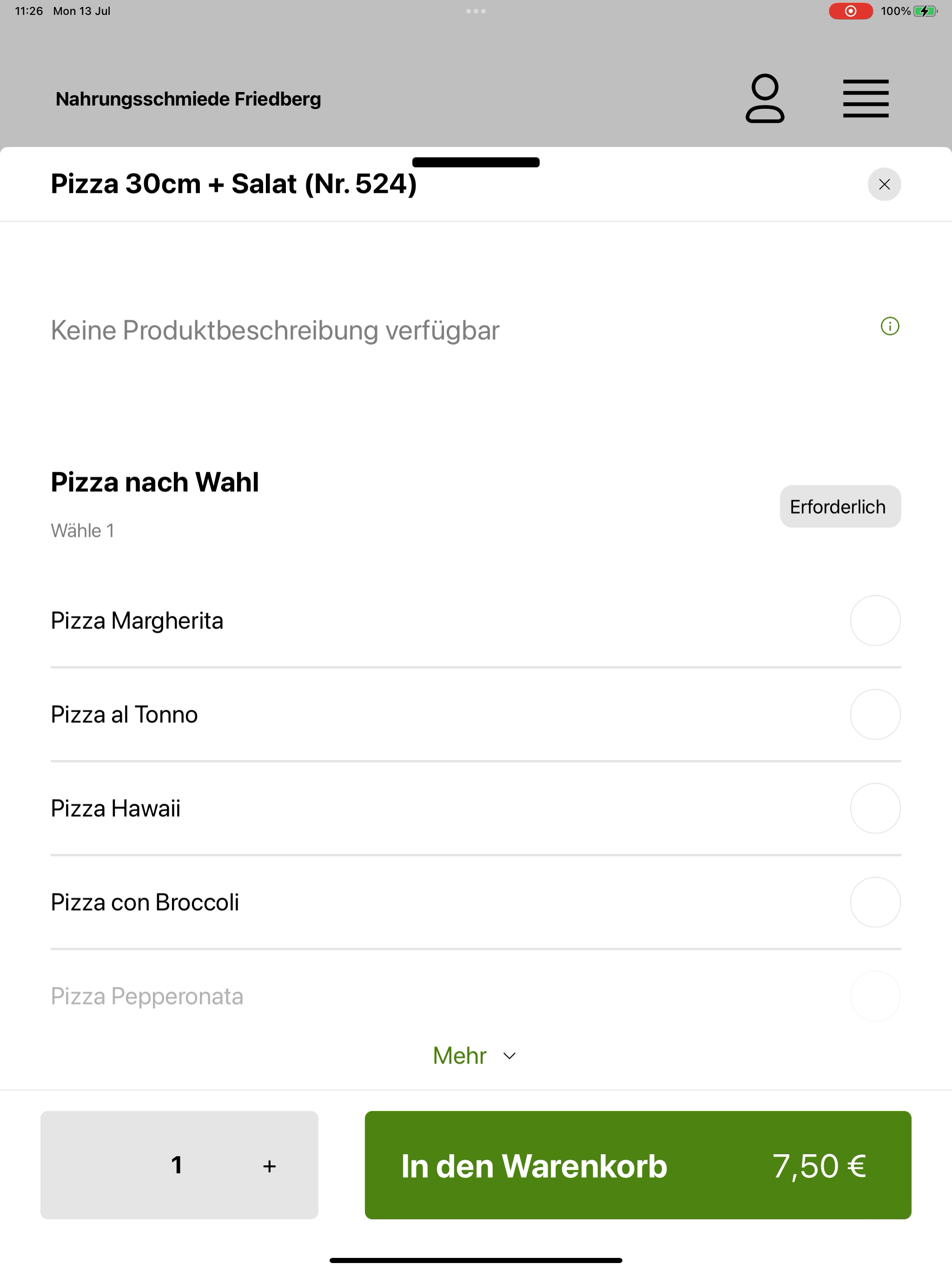 Nahrungsschmiede Friedberg screenshot 14