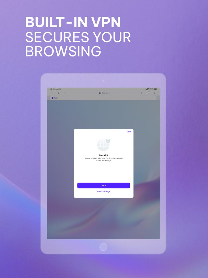 #4. Opera: AI browser with VPN (iOS) By: Opera Norway AS
