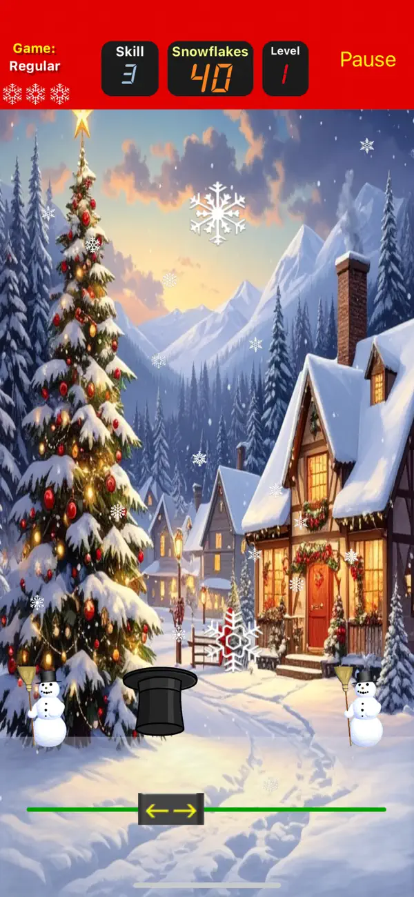 Screenshot #2 pour Snowflake Catch