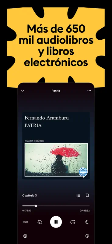 Storytel: Audiolibros y Ebooks screenshot 2 of 8