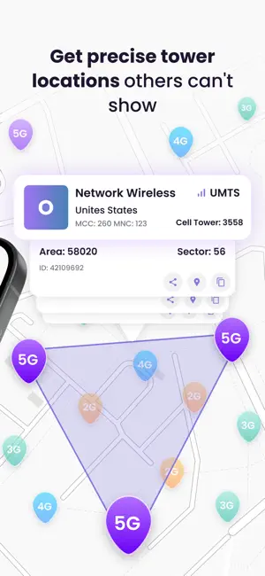 Cell Tower Locator & 4G/5G Map screenshot 2