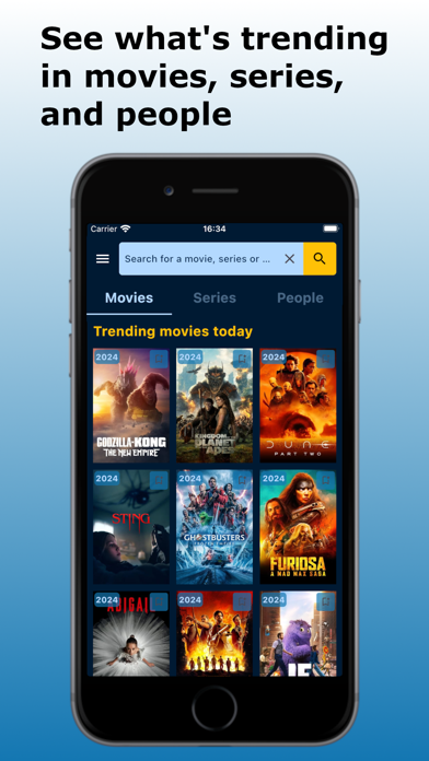 Screenshot #1 pour Movie Patrol Pro
