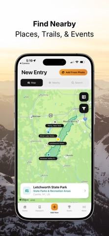 Adventure Passport iPhone screenshot