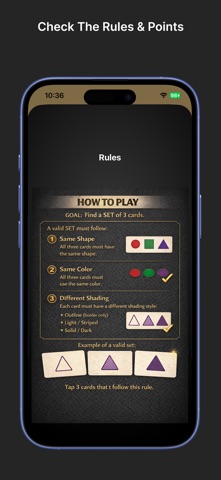 Matchismo - Offline card game iPhone screenshot