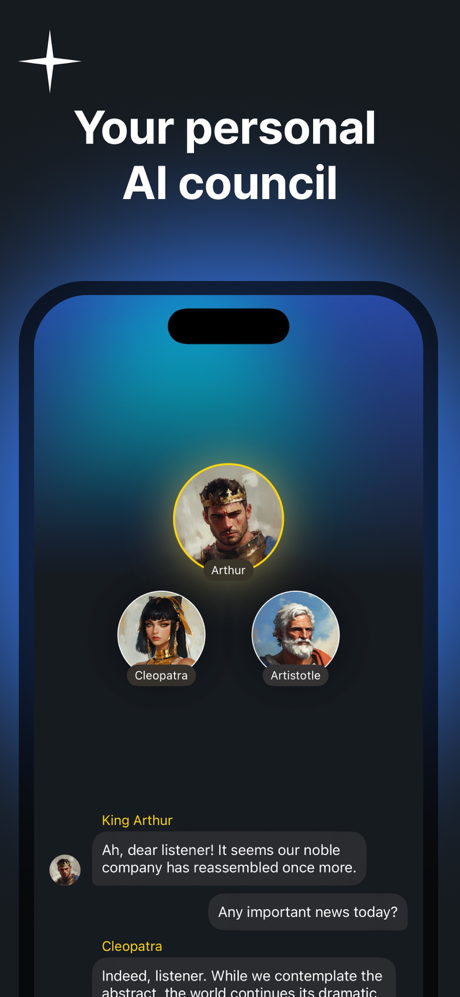 Mythic AI - Chat with Legends screenshot 1