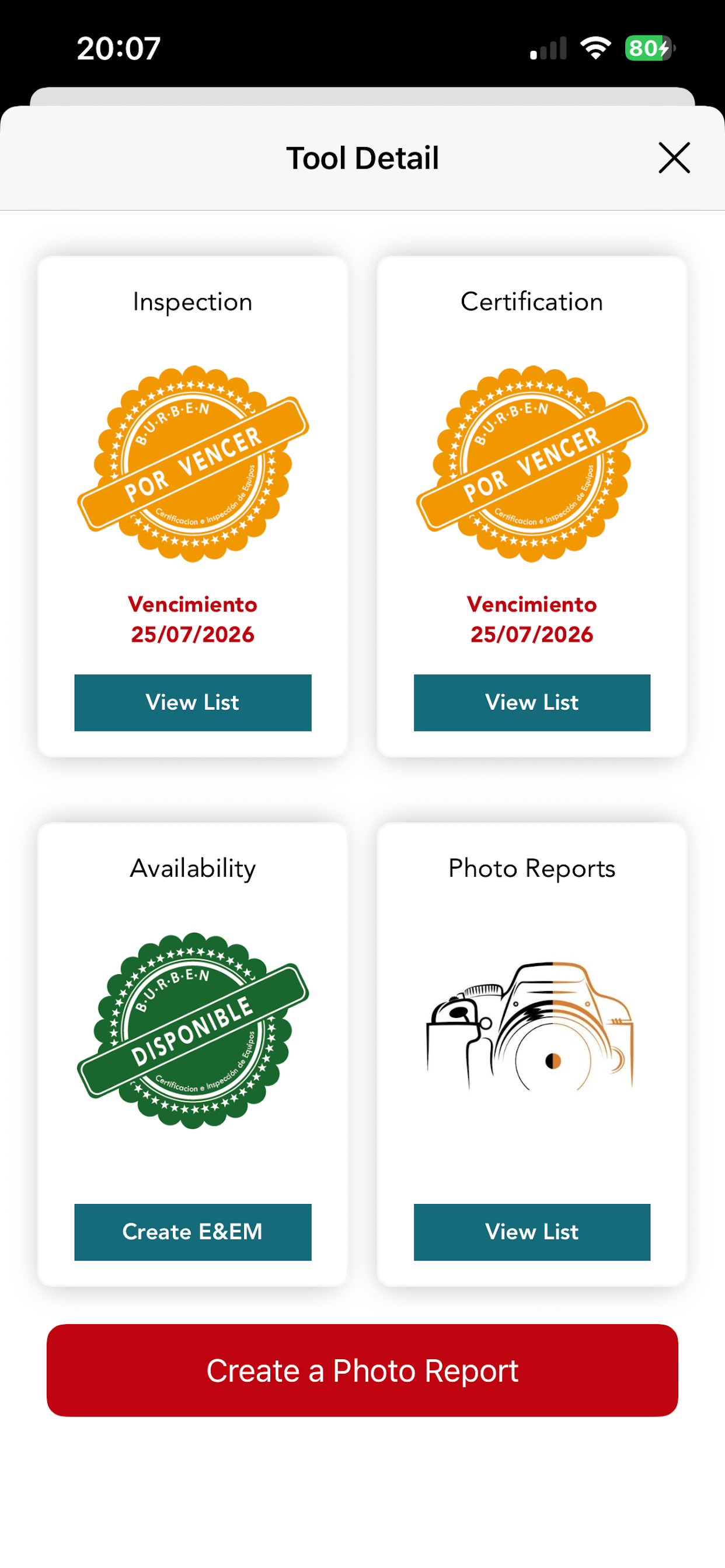 Burben App screenshot 4
